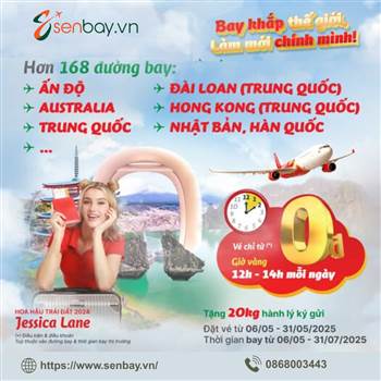 ✈️Săn vé 0đ tại Senbay.vn –  hành lý tặng ngay, vi vu mê say! 🎉