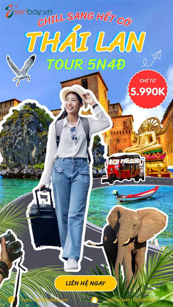 🌍Tour Thái Lan 5N4D - Khám Phá Bangkok và Pattaya Cùng Senbay.vn