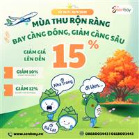 Săn Vé Bamboo Airways Giá Rẻ: Giảm Đến 15% Khi Đặt Tại Senbay Cho Mùa Thu 2025!
