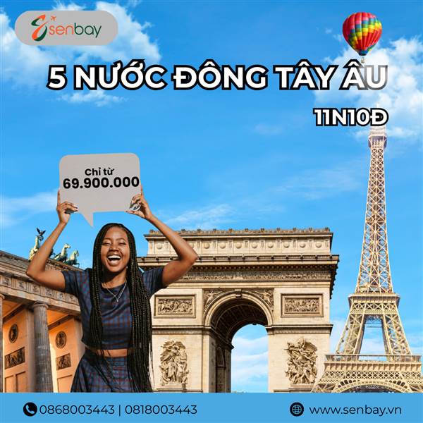 🌍 Tour Đông Tây Âu 11N10Đ: Khám Phá 5 Quốc Gia Tuyệt Đẹp Giá Tốt