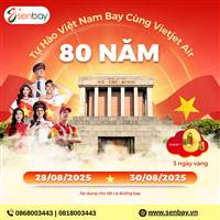 TỰ HÀO VIỆT NAM - SĂN VÉ 0 ĐỒNG VIETJET AIR TẠI SENBAY.VN!