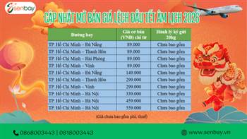 Cập Nhật Vé Máy Bay Lệch Đầu Tết 2026 Bamboo Airways – Đặt Ngay Tại Senbay