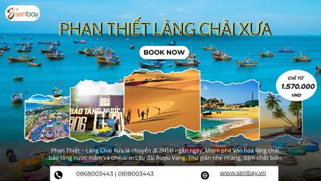 Khám Phá Tour Phan Thiết 2 Ngày 1 Đêm Cùng Senbay: Hành Trình Về Với Làng Chài Xưa