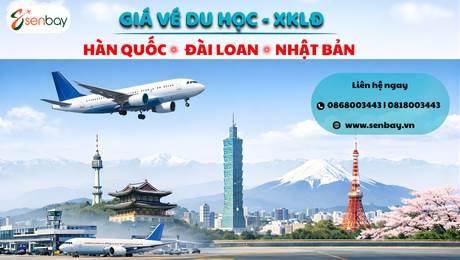 Cập Nhật Giá Vé Máy Bay Đi Hàn - Nhật - Đài Mới Nhất Tại Senbay