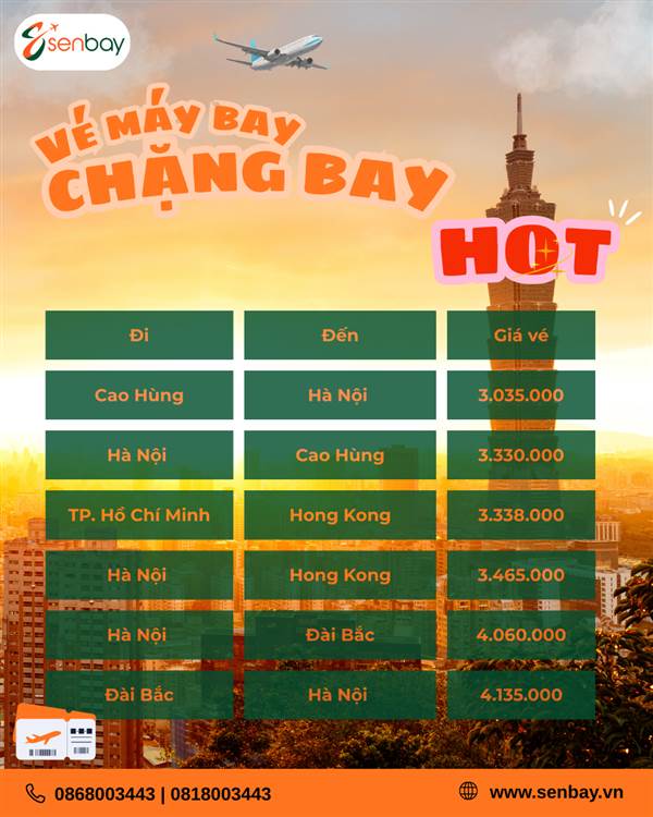 cacchangquoctehotaisenbay