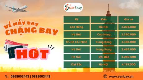 Săn Vé Máy Bay Quốc Tế Giá Rẻ Tháng 3/2026: Hành Trình Bay Đẹp, Giá Cực Hời Tại Senbay