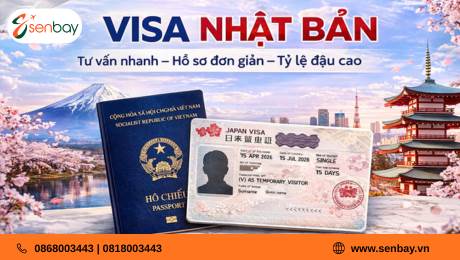 Dịch vụ hỗ trợ Visa Nhật trọn gói và vé máy bay giá rẻ tại Senbay