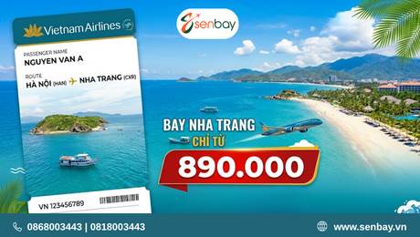 Trải Nghiệm Bay Đẳng Cấp Với Vé Máy Bay Đi Nha Trang Vietnam Airlines Tại Senbay