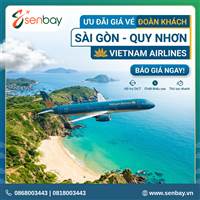 Senbay: Ưu đãi giá vé máy bay Sài Gòn - Quy Nhơn Vietnam Airlines cho khách đoàn