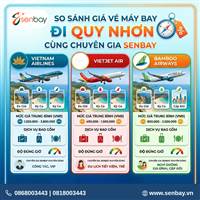So sánh giá vé đi Quy Nhơn giữa các hãng hàng không cùng chuyên gia Senbay