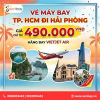 Săn vé máy bay Sài Gòn Hải Phòng giá rẻ cực dễ dàng tại hệ thống Senbay.vn