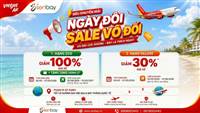 SIÊU SALE NGÀY ĐÔI: VIETJET KHUYẾN MÃI ĐẾN 30% HẠNG DELUXE VÀ VÉ 0 ĐỒNG TẠI SENBAY
