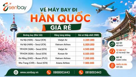 Săn vé máy bay Hàn Quốc tại Senbay: Chạm tay vào giấc mơ điện ảnh xứ Hàn