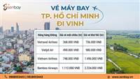 Hành trình hồi hương tiết kiệm: Vé máy bay TP Hồ Chí Minh – Vinh ưu đãi lớn tại Senbay