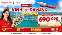 Săn Vé Máy Bay Vinh Đà Nẵng Tại Senbay – Kết Nối Phố Biển Và Thành Sen Chỉ Trong 1 Giờ Bay