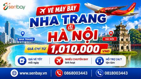 Mẹo Săn Vé Máy Bay Nha Trang Hà Nội Giá Tốt Nhất Tháng Tại Senbay