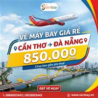 Vé Máy Bay Cần Thơ Đà Nẵng Giá Rẻ Tại Đại Lý Vé Máy Bay Senbay