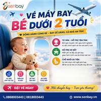 Vé máy bay bé dưới 2 tuổi: Quy định và kinh nghiệm đặt vé tại Senbay