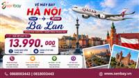 Vé máy bay Hà Nội Ba Lan Senbay: Bí quyết săn vé giá rẻ và lộ trình tối ưu