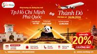 Vé máy bay đi Thành Đô Giá Rẻ Tại Senbay: Ưu Đãi 20% Từ Sun PhuQuoc Airways