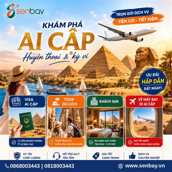 Dịch vụ visa Ai Cập tại Senbay