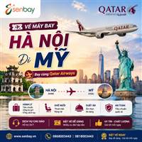 Vé máy bay Hà Nội đi Mỹ hành trình xuyên lục địa an toàn cùng dịch vụ uy tín của Senbay