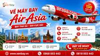 Vé máy bay Air Asia giá rẻ tại Senbay