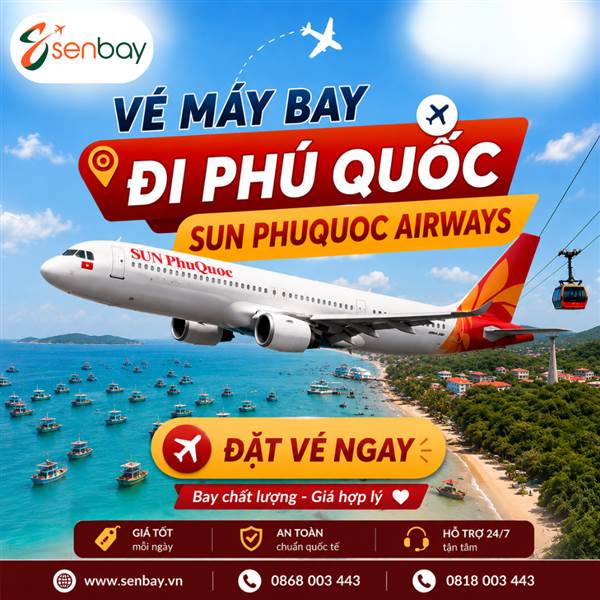 Vé máy bay đi Phú Quốc giá rẻ